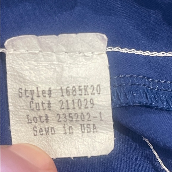 1310104 Solumbra Jacket Blue Fill Zip Sun Protectant Size XS - Picture 7 of 9